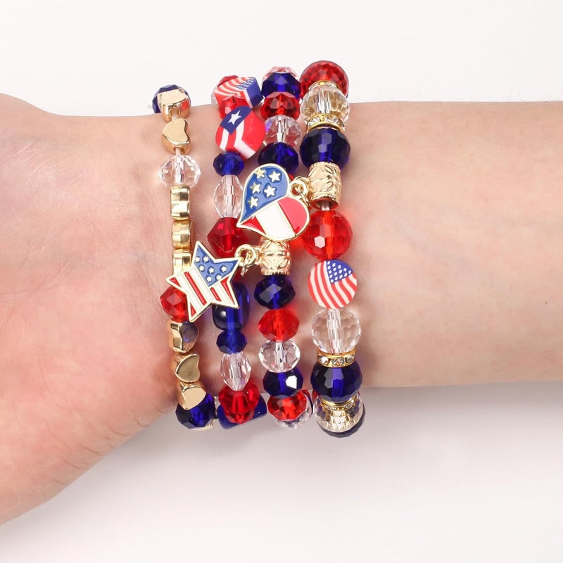 Lonext Halloween Bracelets Stackable Heishi Beaded Stretch Bracelets - Image 3